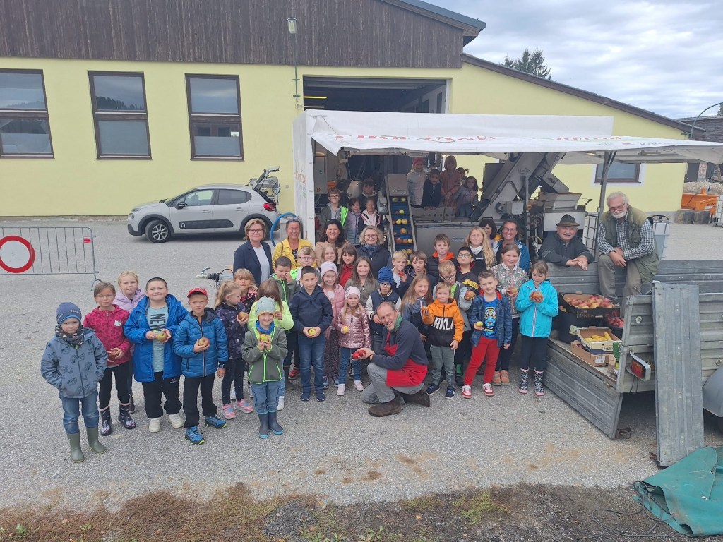 Saftpressen in Eichberg